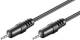 Goobay 50457 Audio connection cable AUX, 2.5 mm stereo - jack 2.5 mm plug (3-pin, stereo) > jack 2.5 mm plug (3-pin, stereo)