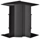 HAGER BR651704H9011 TEH Inner corner adjustable h 65x170mm top part 80mm graphite black