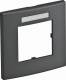 OBO Bettermann 6119339 OBO AR45-BSF1 SWGR cover frame module 45.1-fold 84x84mm black-gray 