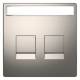 Merten MEG4564-6050 central plate Modular Jack2 with metallic nickel lettering