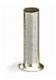 WAGO 216-151 wire end ferrule for 0.25mm²/AWG 24 without plastic collar, galvanically tinned