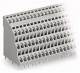 WAGO 738-204 four-tier terminal strip for circuit boards 0.08-2.5 mm² gray