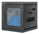 Manhattan 180924 Charging cabinet with 10 sockets European CEE 7/3 sockets, spacious compartments for devices up to 39,6 cm ( 15,6 inch ), lockable, wall mountable, stackable, surge protection, black
