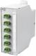 BTR 15024A97606-E OpDAT REGpro splice 6xLC-D APC (grün) OS2 reinweiß RAL 9010