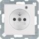 Berker 6765091909 BER Steckdose mit Schutzkontaktstift und Kontroll-LED