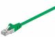 Goobay 68043 CAT 5e patch cable, SF/UTP, green - CCA copper mixture