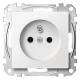 Merten MEG2500-0419 outlet m.Schutzk., BRS StK polar white System M