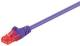 Goobay 95597 CAT 6 Patchkabel, U/UTP, violett, kupferkaschierter Aluminiumleiter (CCA)