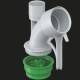 Kaiser 1202-29 concrete wall-ceiling elbow 30° for M32 pipes with plaster skin 2-piece 80x41x83