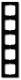 Busch Jaeger 2CKA001754A4423 BJ 1725-885K Rahmen 5f future linear schwarz matt