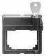 Merten 516314 intermediate ring with hinged cover lettering final. anthracite AQUADESIGN