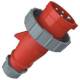 Mennekes 20709 32A 4P 6H 400V plug AM-TOP IP67 HW/VN