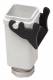 Walther-Werke T700623MS Walther Kupplungsgehäuse A3 60,5mm LVB 1xM20 gerade lichtgr RAL7035