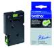 Brother TCC01 Thermal Label - 12 mm Width x 7.70 m Length - Rectangle - Fluorescent Yellow