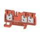 Weidmüller 3109520000 S3C 4 RD through-connection terminal block SNAP 