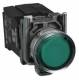 Schneider Electric XB4BW3335 Schneider Leuchtdrucktaster 1S1Ö grün flach BA9s 2,4W 120V Met.D22