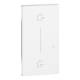 Legrand KW40M2 BTicino LivingNow 2M Taste für Master-Switch Kommen/Gehen Weiß