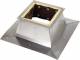 Maico 0093.0365 flat-roof base SO60, galvanized sheet steel