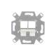 Busch Jaeger 2CKA000230A0471 0219/14 Montageadapter UP für Moduleinsätze