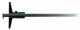 MIB Messzeuge 01015017 Präzisions Tiefen-Messschieber Spezialstahl, matt, 500x100 mm Typ C056/3