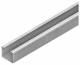 Niedax 2972/4 GO anchor rail C-profile SW 16mm 30x24x4000mm ungel.dickschichtp.