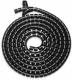 DIGITUS flexible cable spiral hose with pull-in aid, 5m black