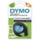 DYMO LetraTag tape, plastic 12mm x 4m black->transparent