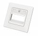 ZVK EasyLan module holder SL with central plate, angled outlet, 3-fold