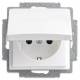 Busch Jaeger 2CKA002018A1512 BJ 20 EUKR-914 SCHUKO Steckdose Klappd. ohne Spr. alpinweiß balance SI