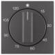 Berker 16331606 central piece with button for timer B.3/B.7 matt anthracite