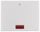 Berker 14177103 Wippe mit Linse rot+ Aufdruck 0 K.5 Alu