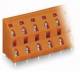 WAGO 736-806 double-decker terminal strip for circuit boards 0.08-2.5 mm² orange