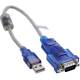 InLine® USB zu Seriell Adapterkabel Premium, Stecker A an 9pol Sub D Stecker