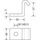 Legrand 0513-0200 Van Geel Konsolenklemmstück M10 tauchfeuerverzinkt