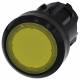 Siemens 3SU10010AA300AA0 3SU1001-0AA30-0AA0 pushbuttons, illuminated 22mm round yellow pushbutton
