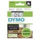 Dymo 53713 Thermal Label - 24 mm Width x 7 m Length - Thermal Transfer - Black, White - Plastic