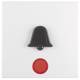 Berker 16511959 Wippe mit roter Linse und abtastbarem Symbol Klingel S.1/B.1