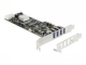 PCI Expr Card Delock 4x USB3.0 ext