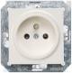 Siemens 5UB1350 DELTA i-system titan white socket outlet 16A 250V with center protection