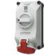 Mennekes 5613506G wall socket DUOi 32A 5P 6h 400V IP44