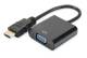 DIGITUS HDMI converter HDMI-A -> VGA (D-Sub) black