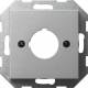 GIRA 027226 Abdeckung+Tragring 22,5mm System 55 Farbe alu