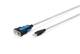 DIGITUS USB to DB9 RS232 cable with FT232RNL Chipset Transparent PVC Jacket 1.8 m