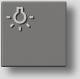 Siedle TLM 611/612-01 TM Licht-Taste mit Lichtsymbol Titan 029099