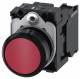 Siemens 3SU11000AB201BA0 Drucktaster 22mm rund rot Druckknopf 1S