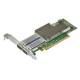 DELL Broadcom 57508 Dual Port 100GbE QSFP Adapter PCIe Full Height Customer Kit