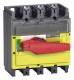 Schneider Electric 31190 Schneider switch disconnector INV400 3p 400A 690VACDC lever red base yellow