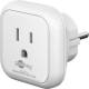 Goobay 45351 Reiseadapter USA/Japan auf Europa, weiß - für Geräte aus USA/Japan (Typ B) an Steckdosen in Europa (Typ E/F)