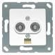 Jung 165-2WW Potentialausgleich-Steckdose