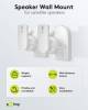 Goobay Basic Lautsprecher Wandhalterung universal, weiß -